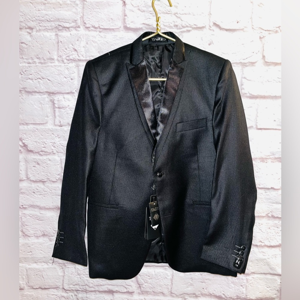 Tazio Tuxedo Jacket Black NEW with Tags